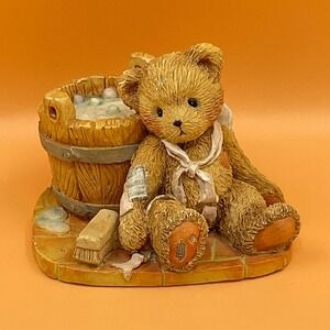 Cherished Teddies Joshua Love Repairs All 1991 Hamilton Gifts 950556